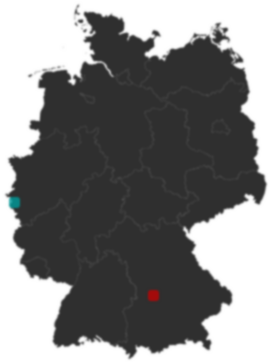 Deutschlandkarte: Wo liegt ?