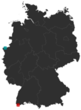 Deutschlandkarte: Wo liegt ?