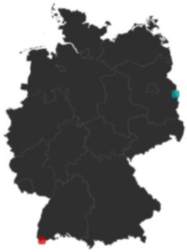 Deutschlandkarte: Wo liegt ?