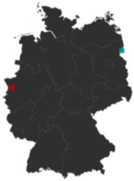 Deutschlandkarte: Wo liegt ?