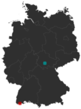 Deutschlandkarte: Wo liegt ?