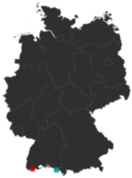 Deutschlandkarte: Wo liegt ?