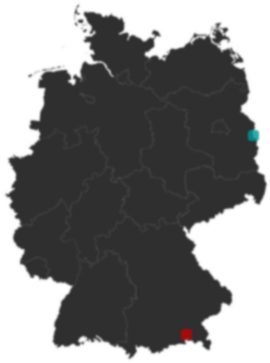 Deutschlandkarte: Wo liegt ?