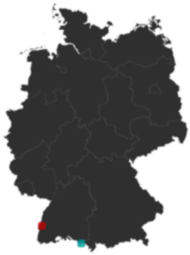 Deutschlandkarte: Wo liegt ?