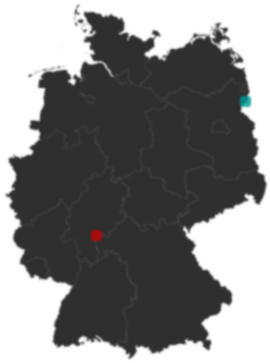 Deutschlandkarte: Wo liegt ?