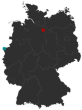 Deutschlandkarte: Wo liegt ?