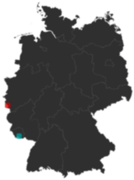 Deutschlandkarte: Wo liegt ?