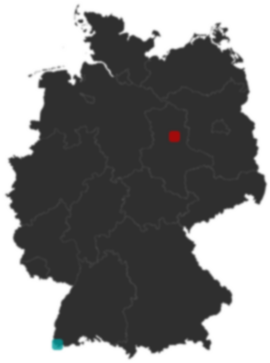 Deutschlandkarte: Wo liegt ?