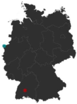 Deutschlandkarte: Wo liegt ?