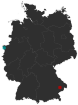 Deutschlandkarte: Wo liegt ?
