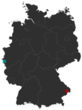 Deutschlandkarte: Wo liegt ?