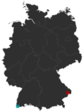 Deutschlandkarte: Wo liegt ?