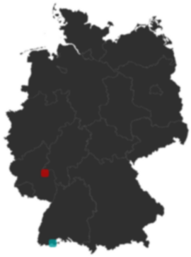 Deutschlandkarte: Wo liegt ?