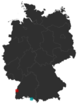 Deutschlandkarte: Wo liegt ?