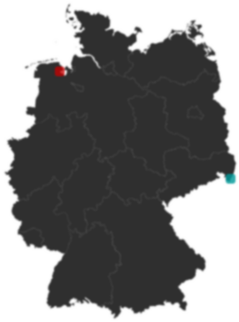 Deutschlandkarte: Wo liegt ?