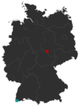 Deutschlandkarte: Wo liegt ?