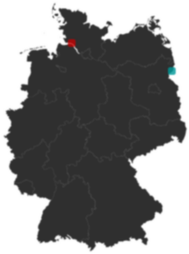 Deutschlandkarte: Wo liegt ?