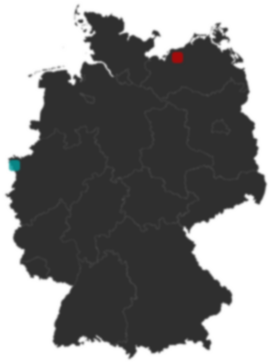 Deutschlandkarte: Wo liegt ?