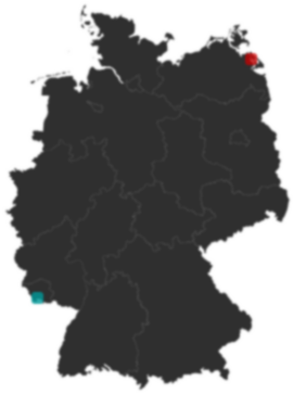 Deutschlandkarte: Wo liegt ?