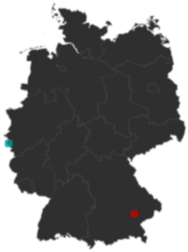 Deutschlandkarte: Wo liegt ?