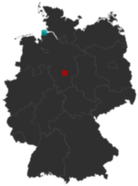 Deutschlandkarte: Wo liegt ?