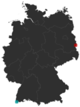 Deutschlandkarte: Wo liegt ?