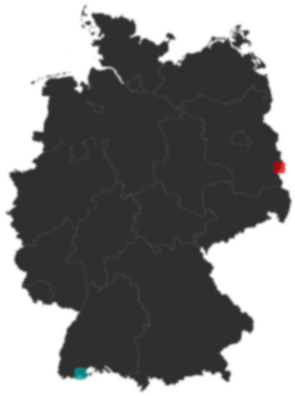 Deutschlandkarte: Wo liegt ?