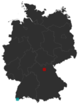 Deutschlandkarte: Wo liegt ?