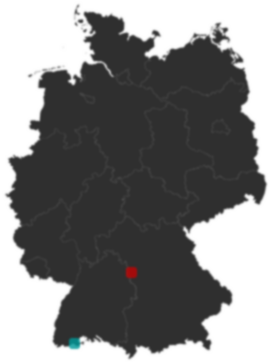 Deutschlandkarte: Wo liegt ?
