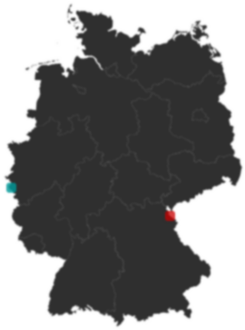 Deutschlandkarte: Wo liegt ?