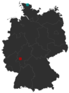 Deutschlandkarte: Wo liegt ?