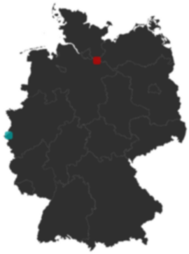 Deutschlandkarte: Wo liegt ?