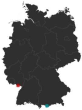 Deutschlandkarte: Wo liegt ?