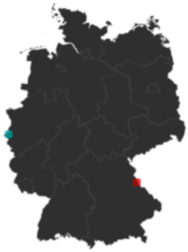 Deutschlandkarte: Wo liegt ?