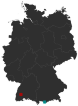 Deutschlandkarte: Wo liegt ?