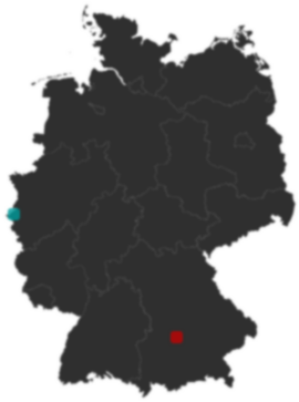 Deutschlandkarte: Wo liegt ?