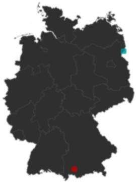 Deutschlandkarte: Wo liegt ?
