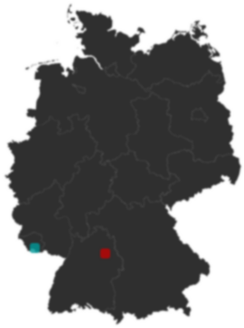 Deutschlandkarte: Wo liegt ?