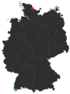 Deutschlandkarte: Wo liegt ?