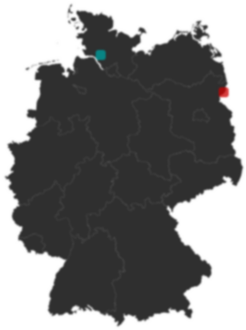 Deutschlandkarte: Wo liegt ?