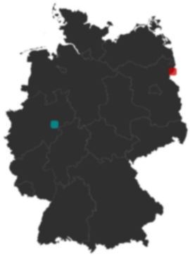Deutschlandkarte: Wo liegt ?