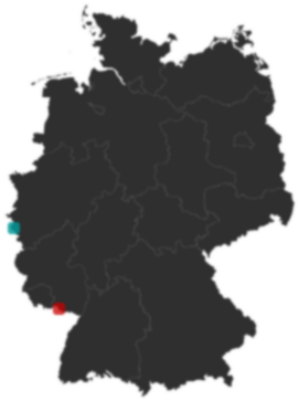 Deutschlandkarte: Wo liegt ?