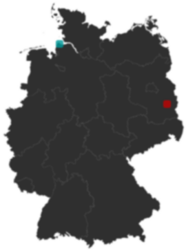 Deutschlandkarte: Wo liegt ?