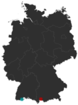 Deutschlandkarte: Wo liegt ?