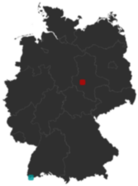 Deutschlandkarte: Wo liegt ?