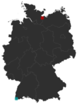 Deutschlandkarte: Wo liegt ?