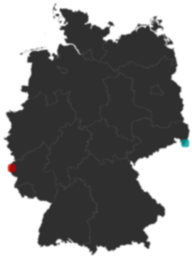 Deutschlandkarte: Wo liegt ?
