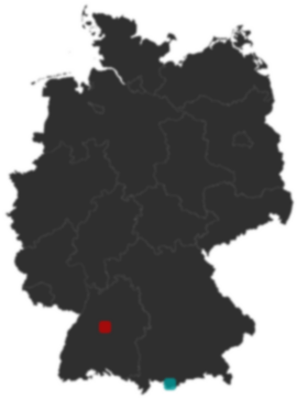 Deutschlandkarte: Wo liegt ?