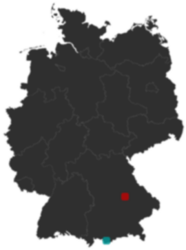 Deutschlandkarte: Wo liegt ?