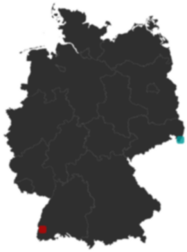 Deutschlandkarte: Wo liegt ?